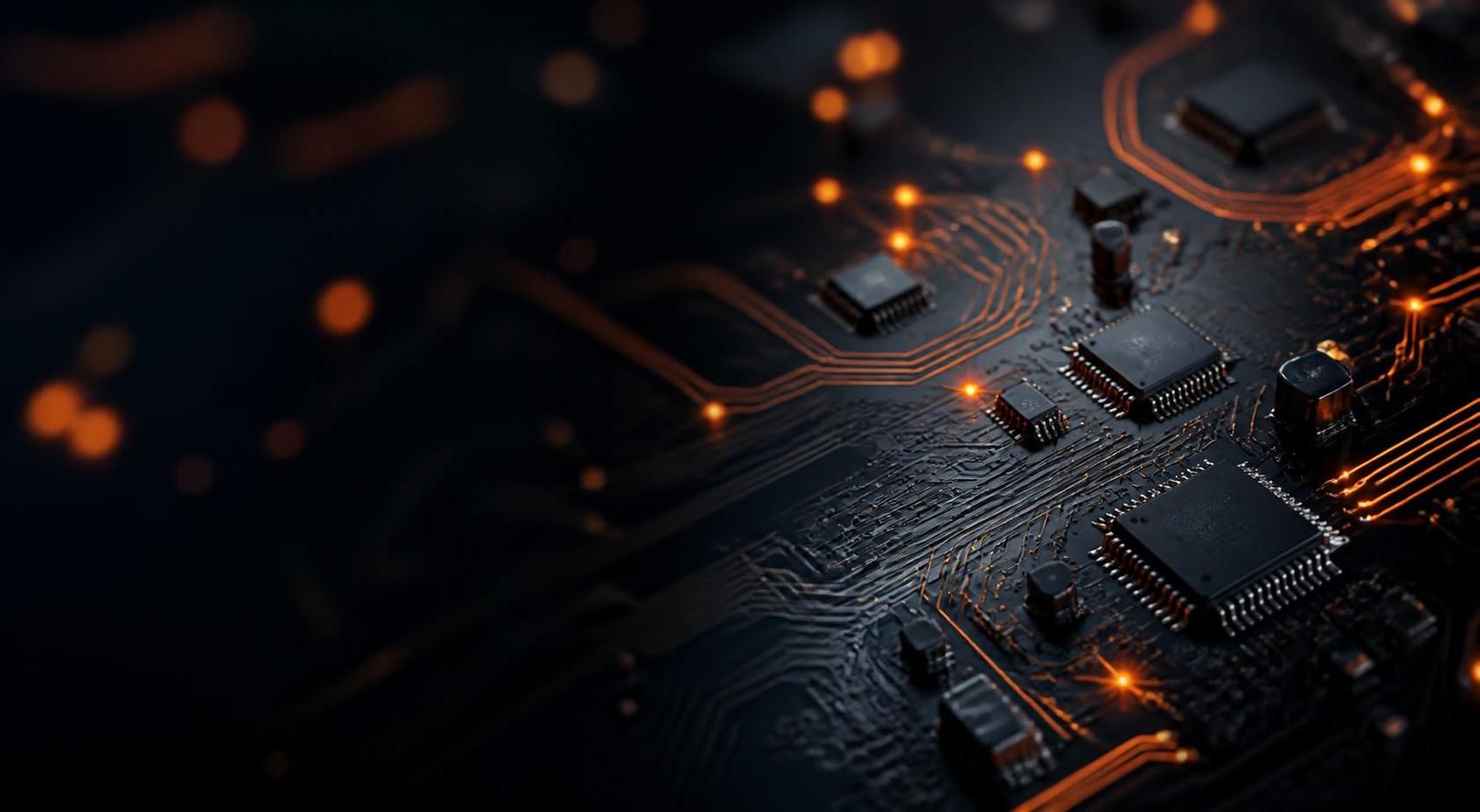 Dark server hardware: racks, switch ports, board macro